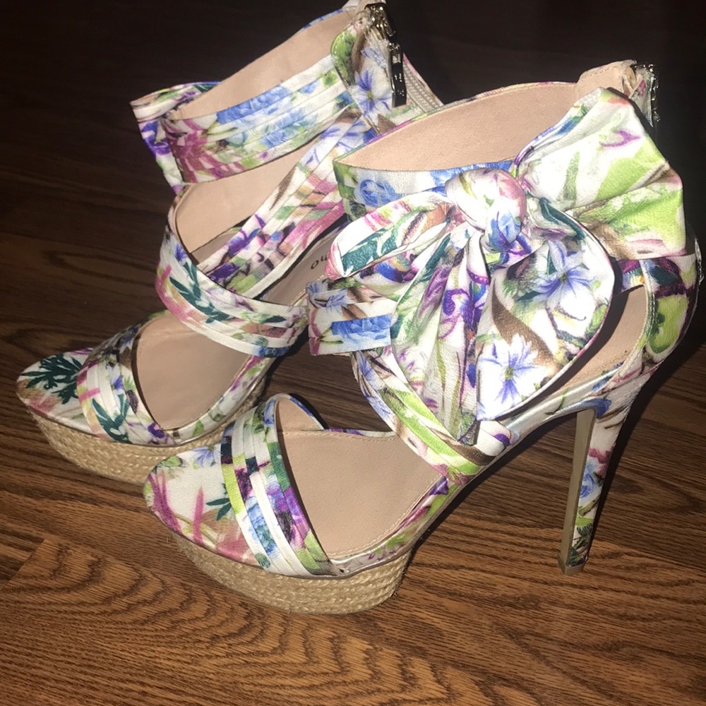 Zigi Soho Purple Floral Heels